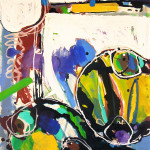 Malerei 1984 - 1996 Öl auf Büttenpapier, 80 x 120