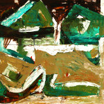 Malerei 1984 - 1996 Öl auf Büttenpapier, 40 x 60